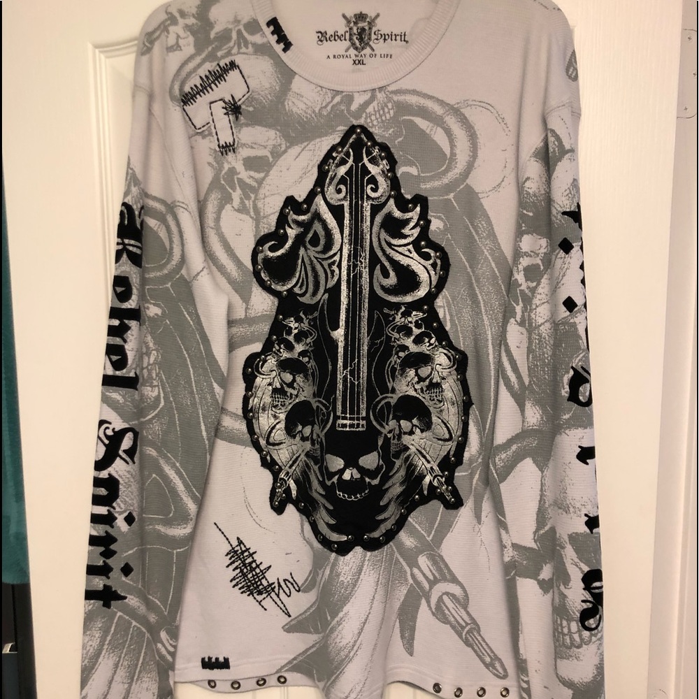 Rebel Spirit XXL long sleeve thermal top